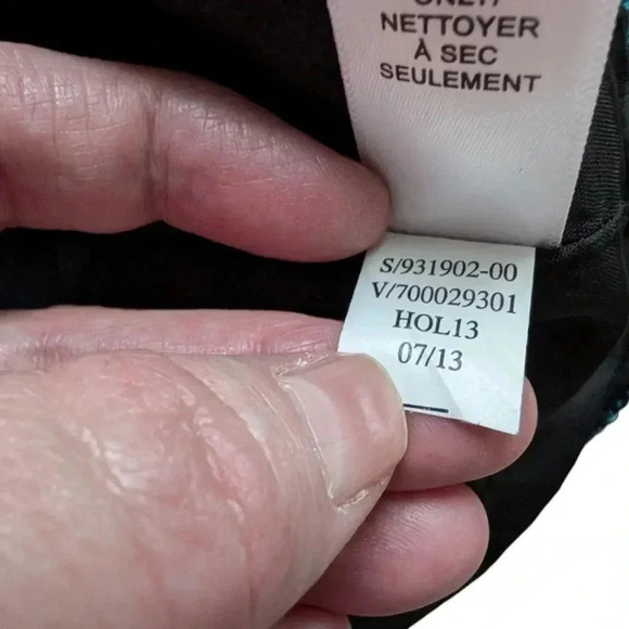 Banana Republic  Mini Skirt Turquoise Black Buffalo Plaid Check Women's size 10 - Picture 13 of 15